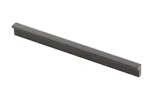 Ручка мебельная алюминиевая PILLAR 160мм/190мм, черный матовый — купить оптом и в розницу в интернет магазине GTV-Meridian.