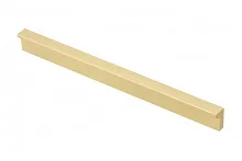 Ручка мебельная алюминиевая PILLAR 160мм/190мм, светлое брашированное золото — купить оптом и в розницу в интернет магазине GTV-Meridian.